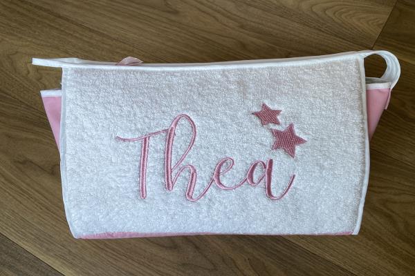 Baby Girl Personalized Bathrobe Gift Set